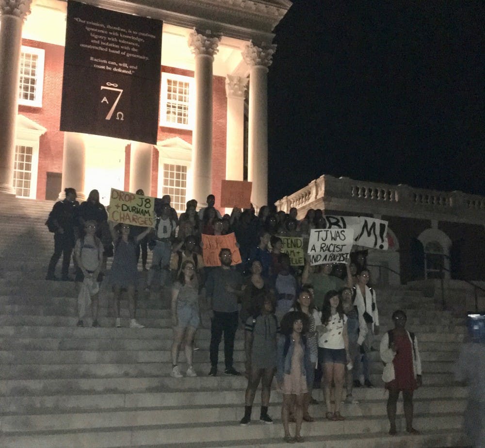 The panel was followed by a demonstration on the Rotunda steps.&nbsp;