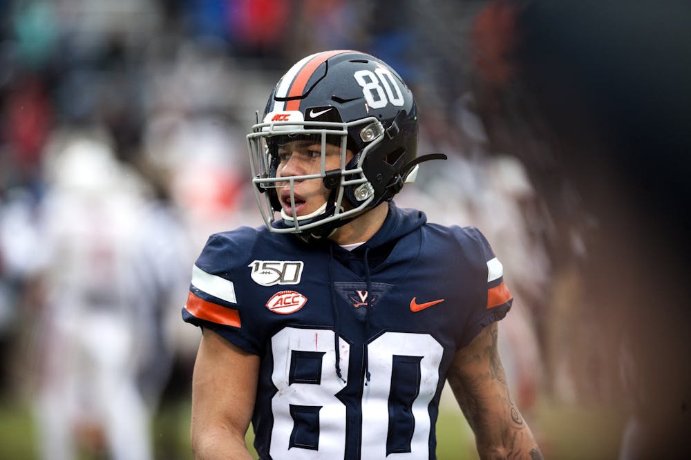 <p>One of Billy Kemp IV's goals going into the 2020 season was to be the most consistent and reliable player on the offense, and during the 2020 season, he did just that, leading the Cavaliers in both receptions and receiving yards at 67 and 644, respectively, and averaging 9.6 yards per catch, a career best.</p>