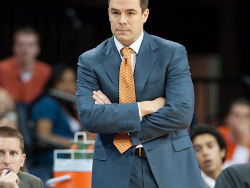 November 21; Charlottesville, VA USA; Virginia head coach Tony Bennett. Virginia defeated Oral Roberts University 76-55.