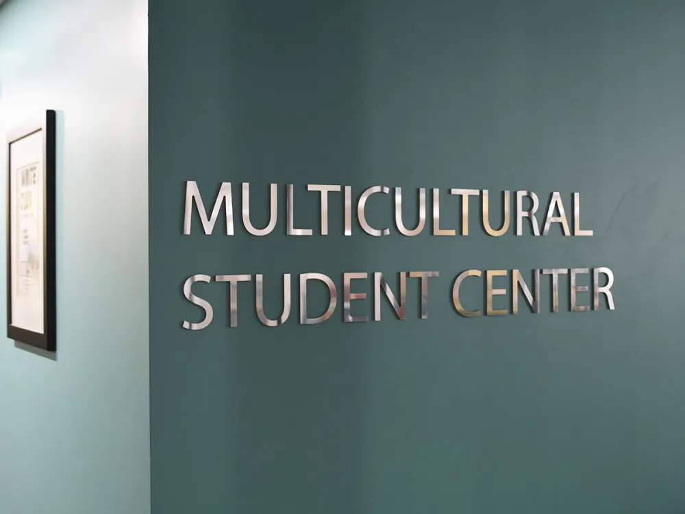 The center is an open, welcoming space for students to study, attend various events and meetings or hang out with friends. 