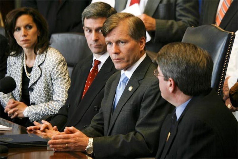 <p>Former Virginia Governor Bob McDonnell was indicted on eleven counts of corruption in September 2014.</p>