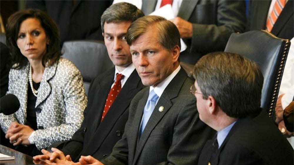 Former Virginia Governor Bob McDonnell was indicted on eleven counts of corruption in September 2014.