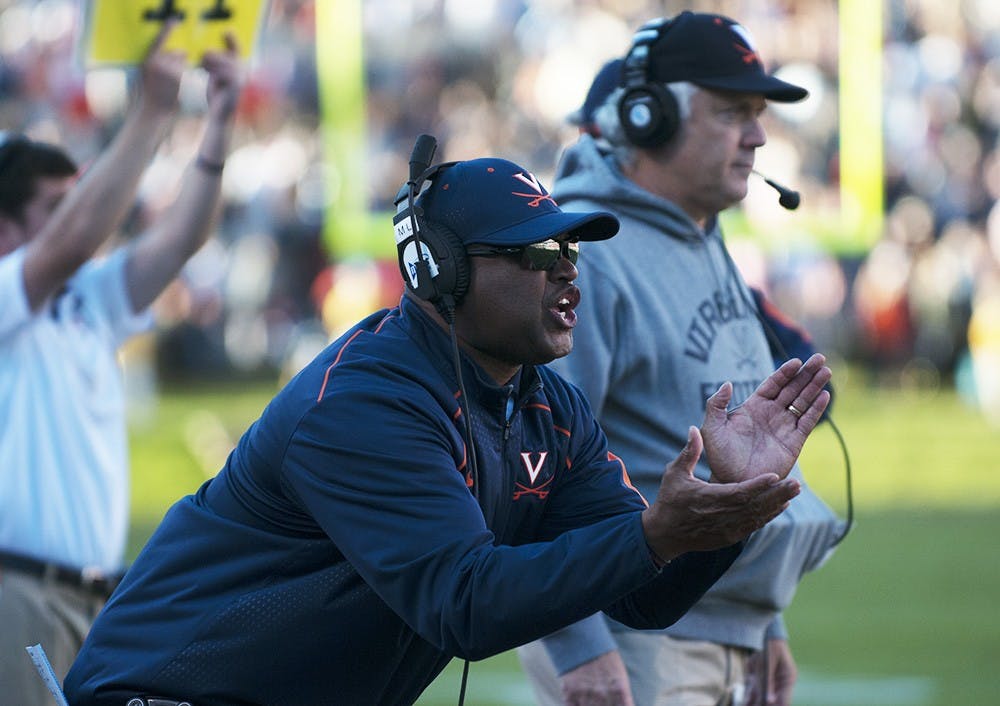 <p>Coach Mike London elected to go into halftime down one touchdown against the Orange, leaving two timeouts unused</p>