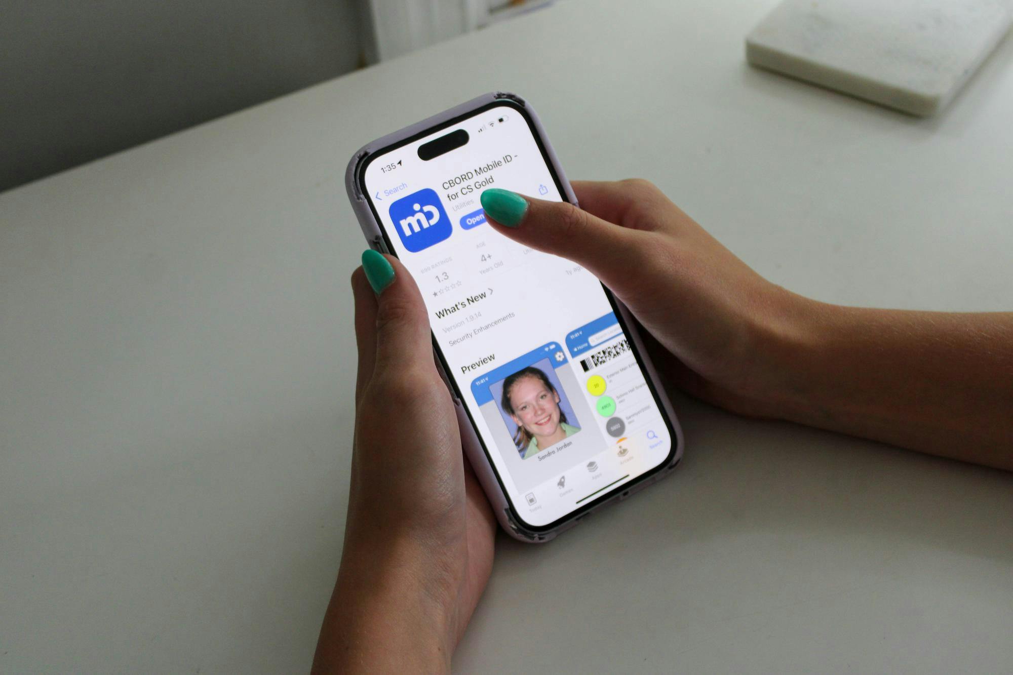 CBORD Mobile ID was the University's old system, allowing students to remotely open doors by entering their pin.