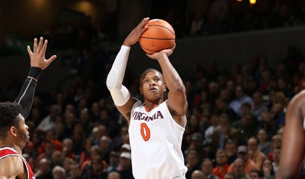 <p>Senior guard Devon Hall delivered the best scoring performance of his career with 25 points, single-handedly taking over the game when the Cavaliers needed it.</p>