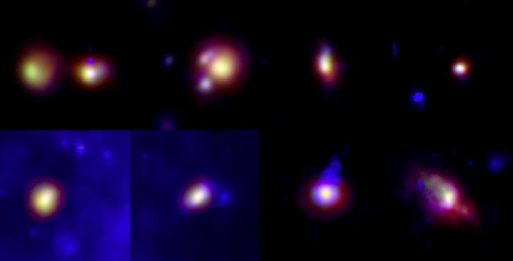 <p>Several protostars are shown in the the mid-far infrared spectrum.</p>