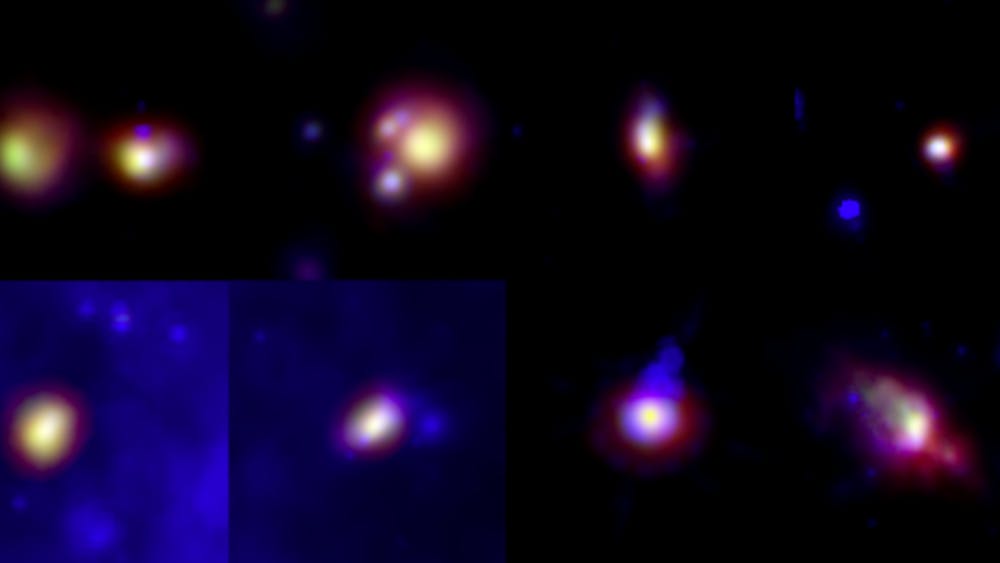 Several protostars are shown in the the mid-far infrared spectrum.