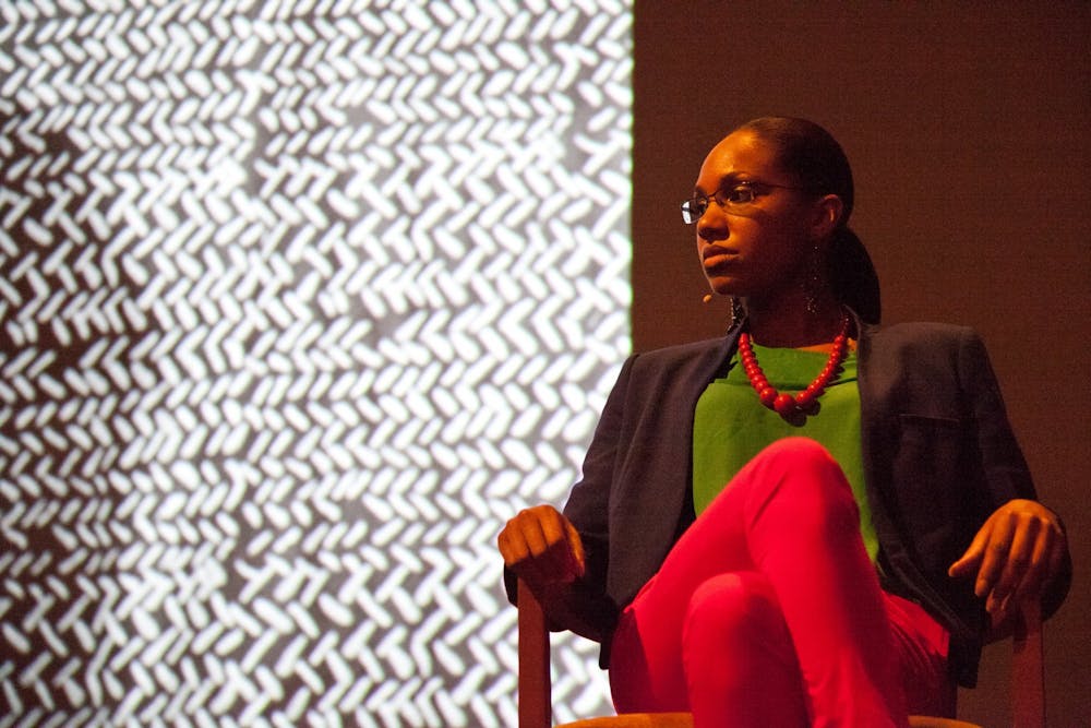 <p>LaToya Ruby Frazier, who spoke in a virtual event hosted by the Department of Art, pictured in 2011.&nbsp;</p>