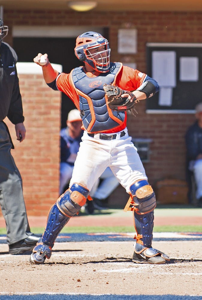 Junior catcher Matt Thaiss is helping propel a strong Virginia offense.