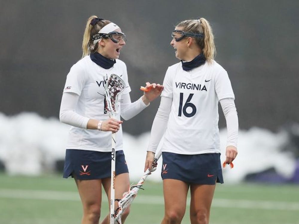 Junior attacker Ashlyn McGovern (right) posted an impressive hat trick against Richmond this past Friday.