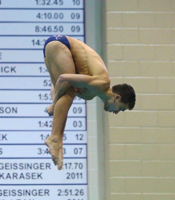 Senior JB Kolod placed fourth on the men's 1-meter on Friday and took sixth on the 3-meter springboards on Saturday. 