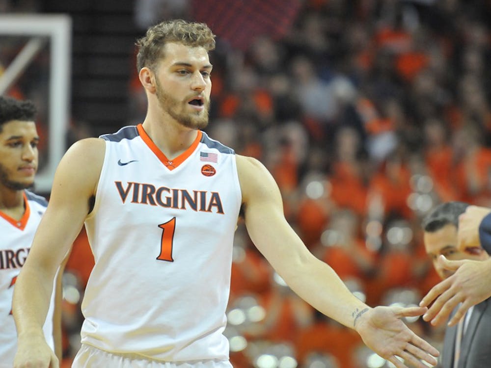 Junior forward Austin Nichols scored 11 points in his only game for Virginia Tuesday against St. Francis Brooklyn.