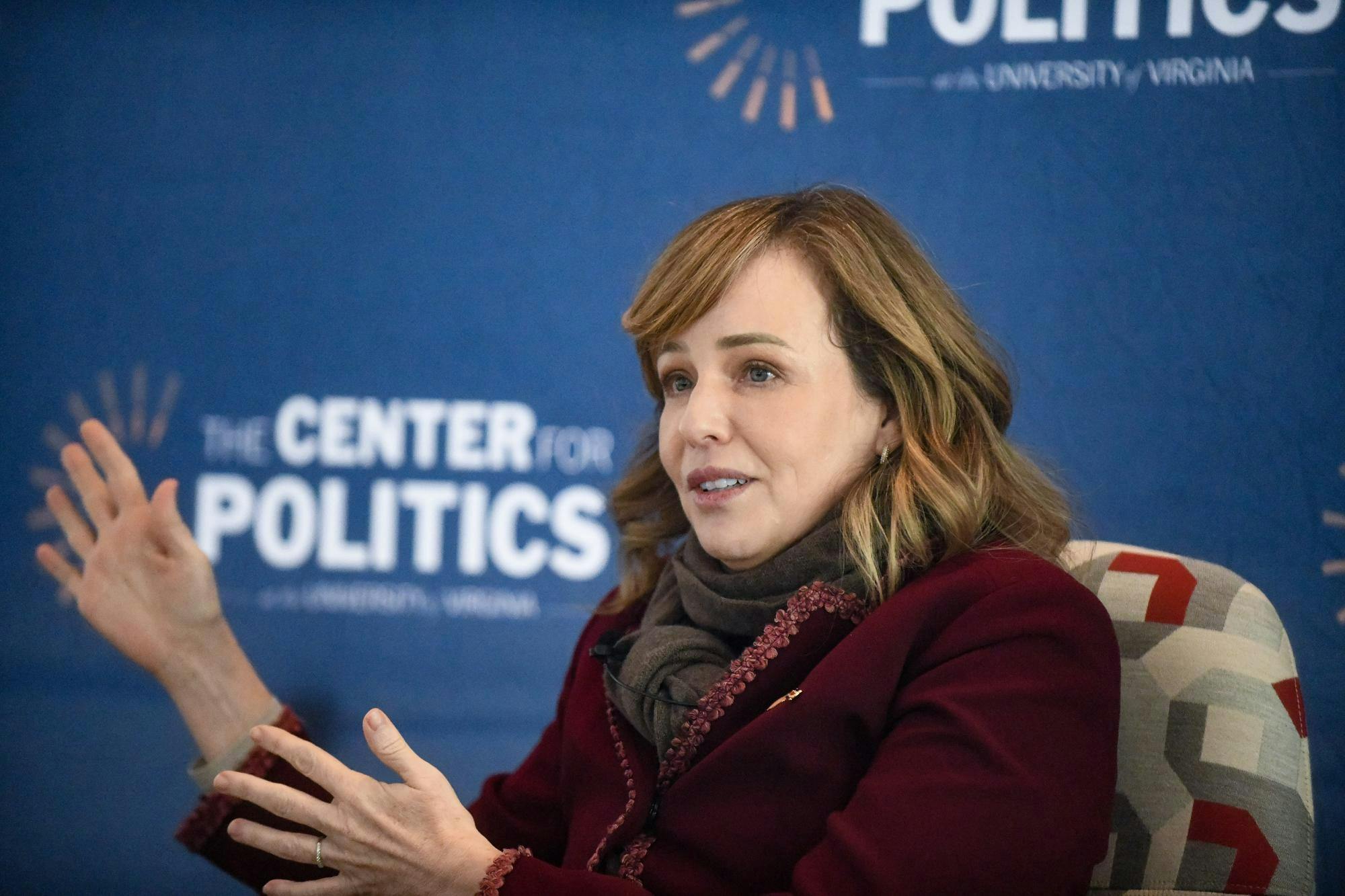 Her Excellency Catalina Crespo-Sancho, ambassador of Costa Rica to the United States, visited the Center for Politics March 18.