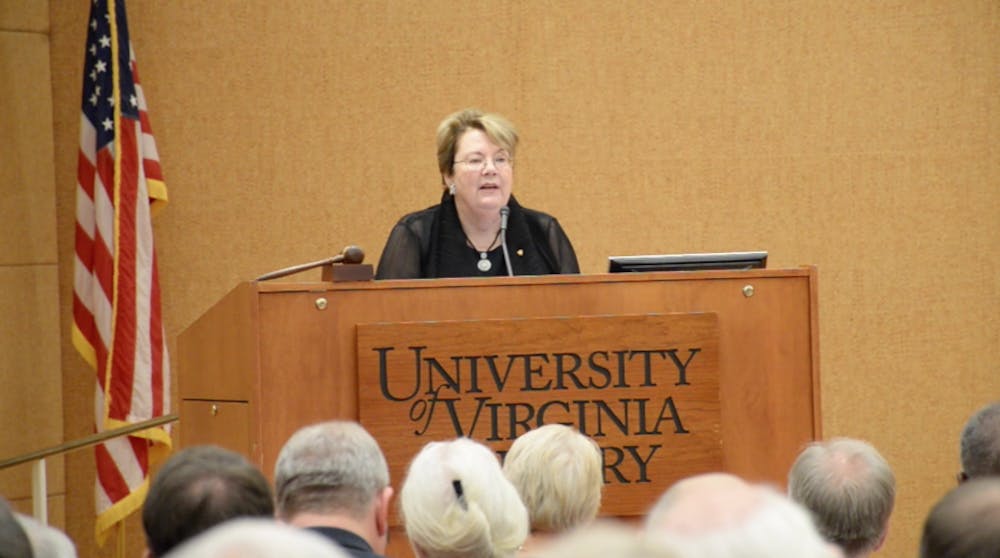 <p>University President Teresa Sullivan gave her annual State of the University Address this Monday.</p>