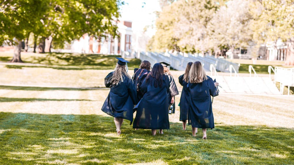 For last year’s graduation ceremonies, degree conferral ceremonies occurred in Scott Stadium with a two guest maximum in order to adhere to gathering limits.