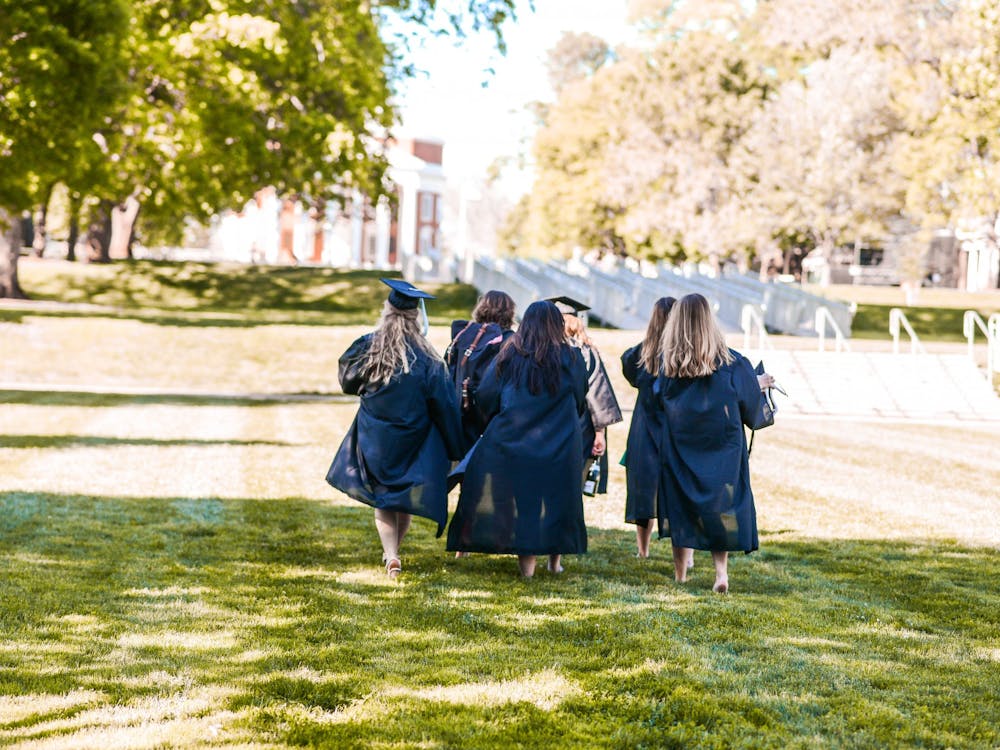 For last year’s graduation ceremonies, degree conferral ceremonies occurred in Scott Stadium with a two guest maximum in order to adhere to gathering limits.