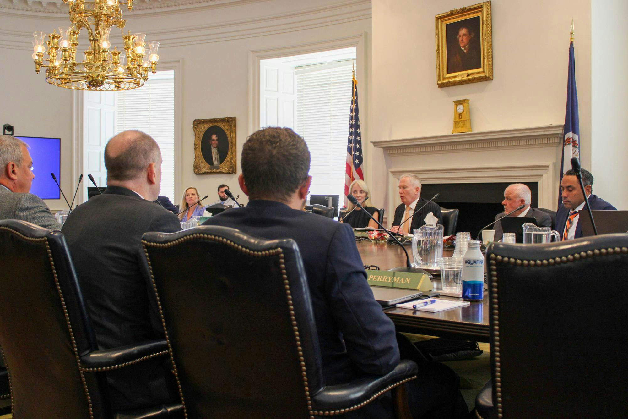 The Full Board of Visitors convenes for its Sept. 11 and 12, 2025 meeting in the U.Va. Rotunda.