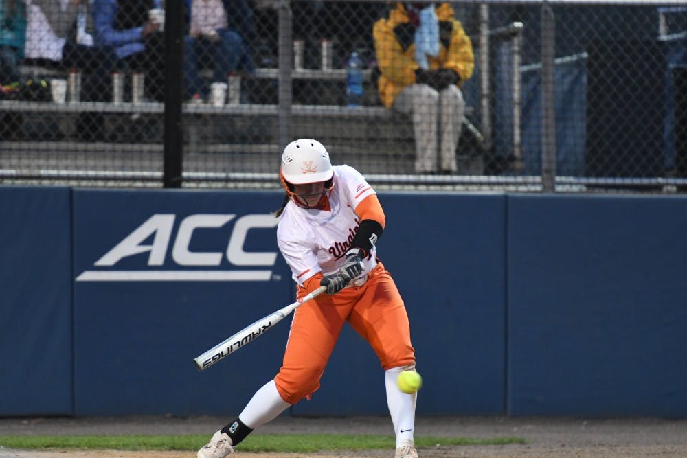 <p>Senior catcher Katie Park is key to Virginia's performance at the plate this season.</p>