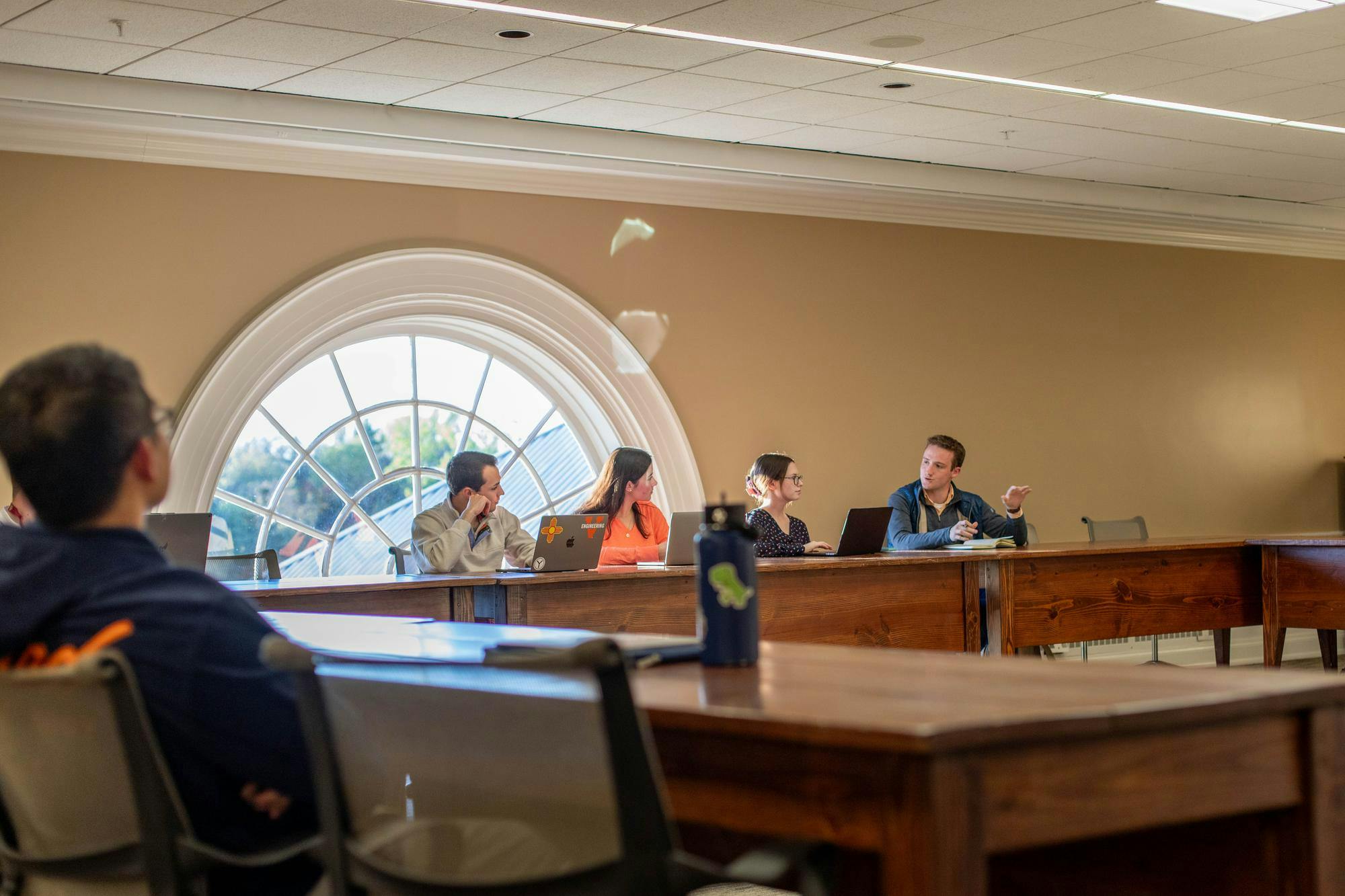 Cassidy Dufour, School of Law Rep. and Law student, introduced a proposal to adopt a preponderance of evidence standard for the Investigative Panel.