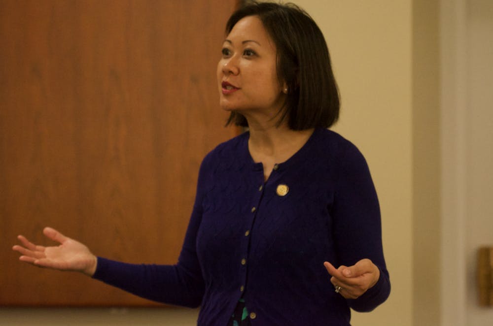 <p>In November 2017, Tran was elected to the Virginia House of Delegates, becoming the state’s first Vietnamese-American elected official and one of the first Asian-American women elected to state office.</p>