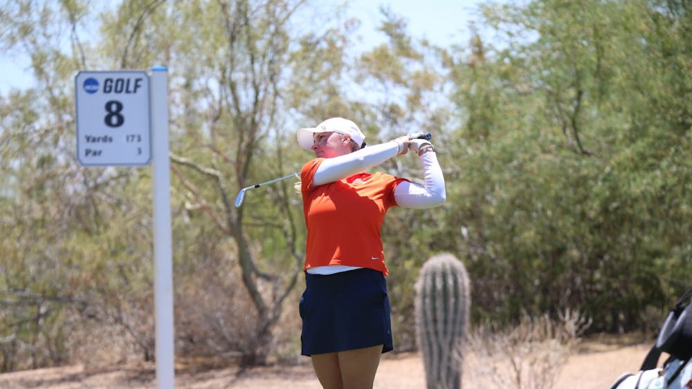 Junior Jennifer Cleary finished tied for first out of all Virginia players in the field and tied for 13th overall over the three-round tournament.