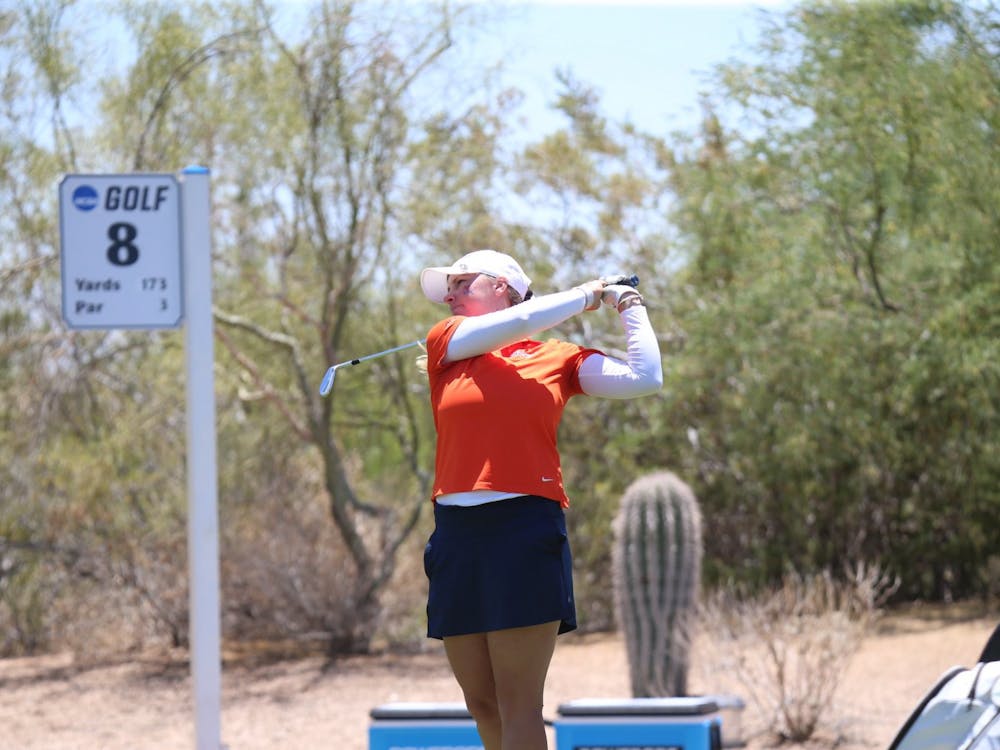 Junior Jennifer Cleary finished tied for first out of all Virginia players in the field and tied for 13th overall over the three-round tournament.