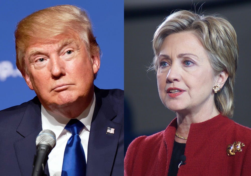 Donald Trump and Hillary Clinton participated in a town-hall style debate Sunday.&nbsp;
