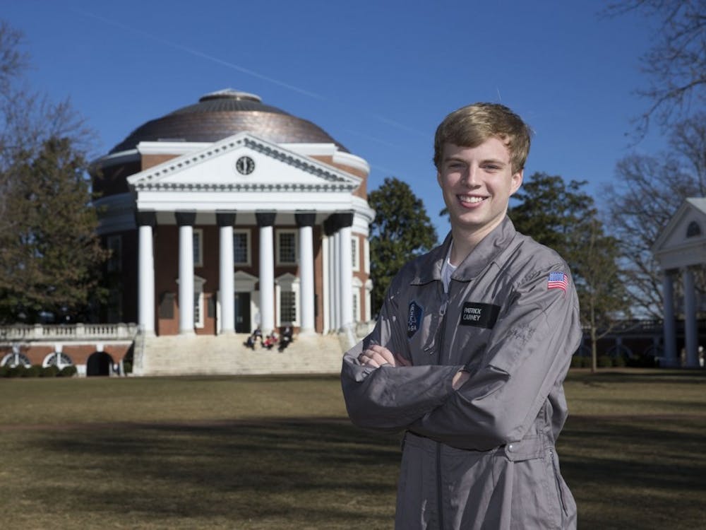 	Third year Patrick Carney won one of 23 spots in a contest to head into space in 2015. Photo courtesy of Dan Addison of U.Va. University Communications.
