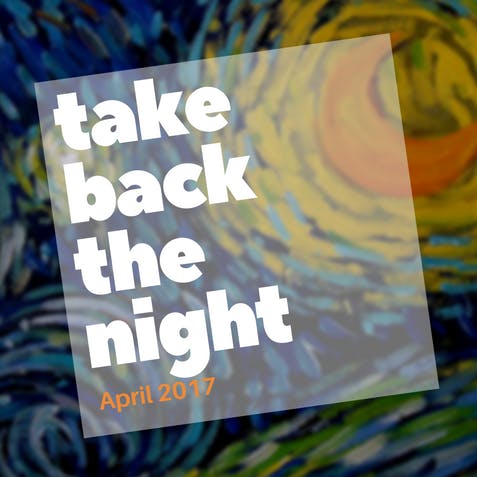 Take Back The Night Week 2017 is a week “to empower sexual assault survivors and educate the broader community about the issues surrounding sexual assault.