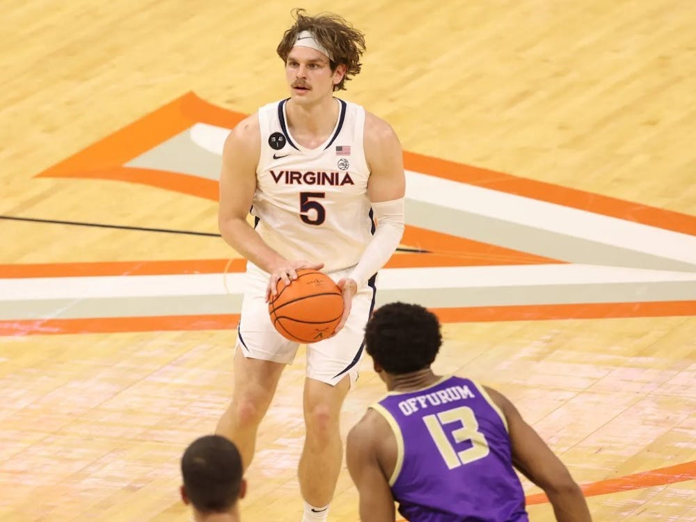 Graduate student forward Ben Vander Plas led the Cavaliers Tuesday night with 20 points including four three-pointers.