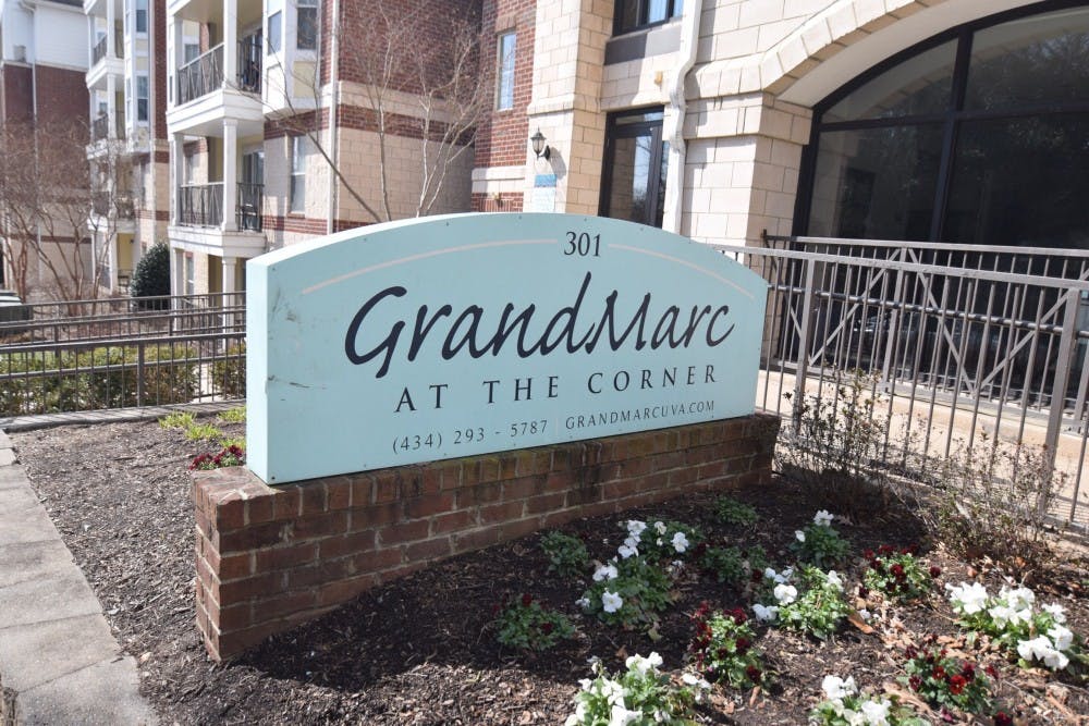 Firefighters responded to an electrical fire and burst pipe that occurred when a sprinkler head in a GrandMarc apartment broke after a University student tied a speaker to it.