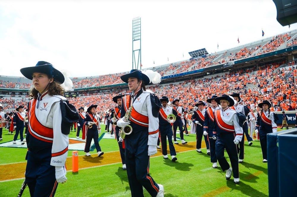 <p>The Cavalier Marching Band has been a staple of gameday in Charlottesville for nearly two decades.&nbsp;</p>