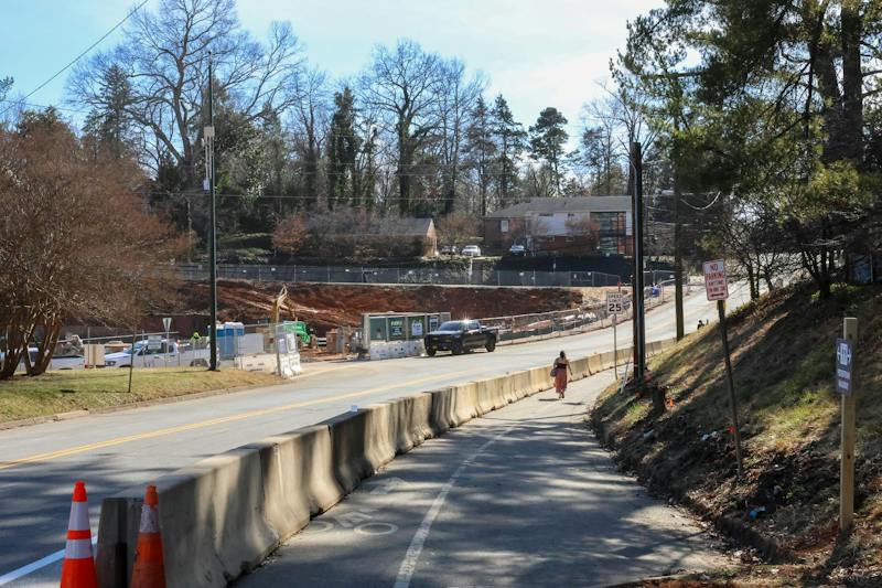 Construction of the Verve along Emmet St. S causes detours, delays for ...