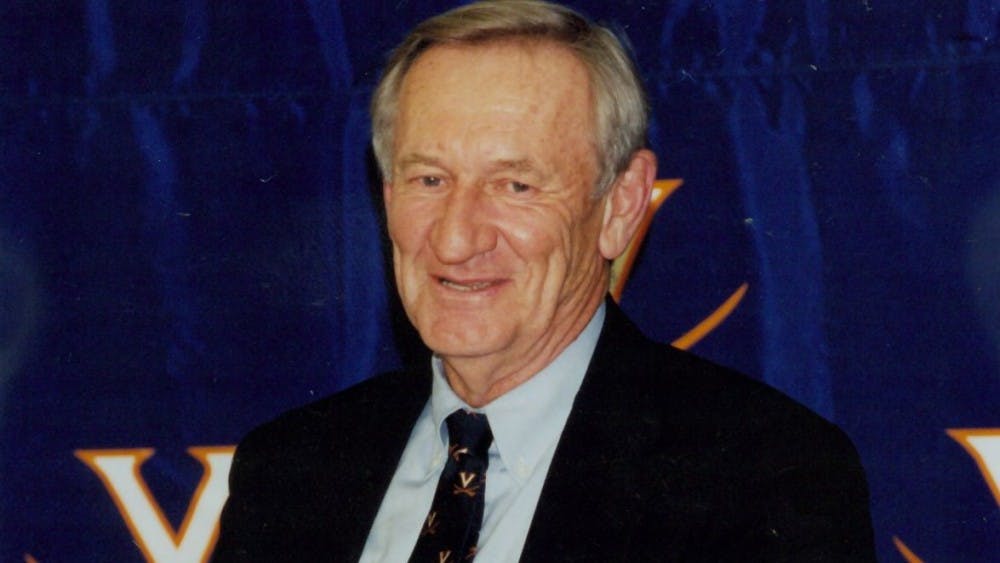 <p>George Welsh served as Virginia's football coach from 1982 to 2000.</p>