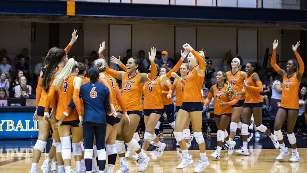 The Cavaliers won their fifth consecutive season opener with a sweep of the Broncs.