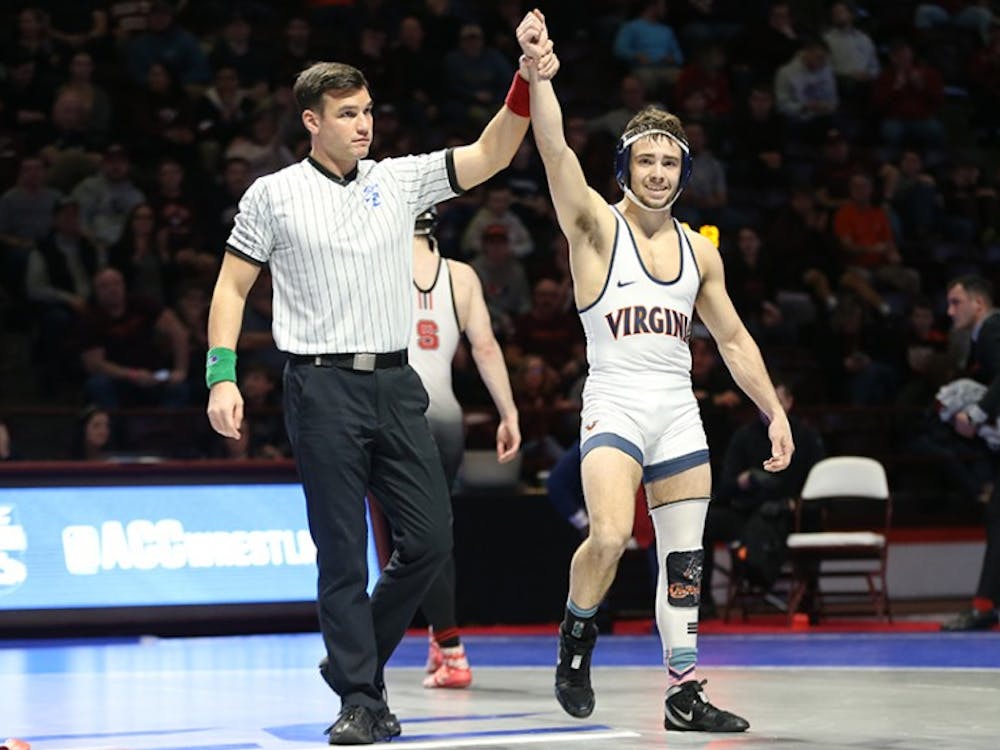 Junior Jack Mueller won his first ACC Championship Saturday in Blacksburg. 