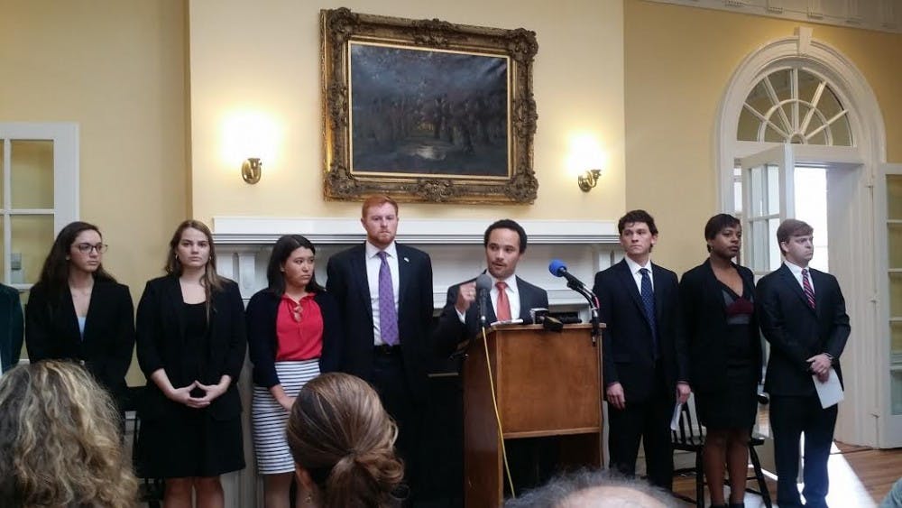 Several student leaders and advocates held a press conference last month to discuss the ongoing advocacy efforts at the University to combat sexual assault.