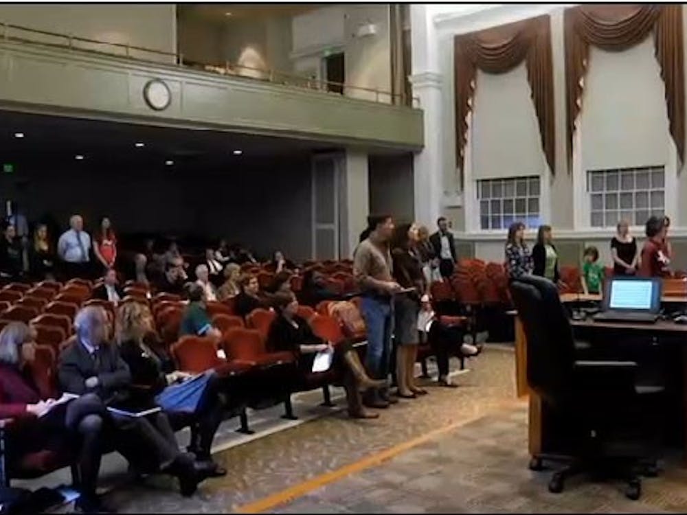 The meeting was formatted as a forum for the public to vet their grievances and support of the tenets of the new budget proposal, which outlines expenditures within the county for the upcoming year.