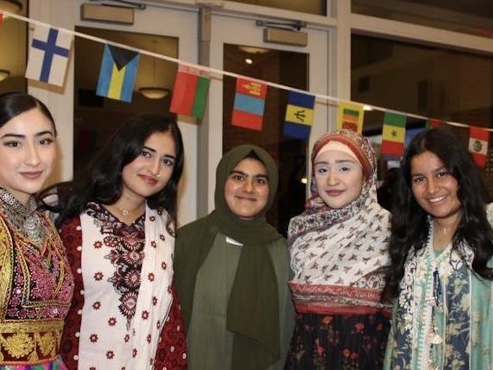 The showcase invited Muslim and non-Muslim students to dress in cultural attire and give brief presentations on their cultural roots.