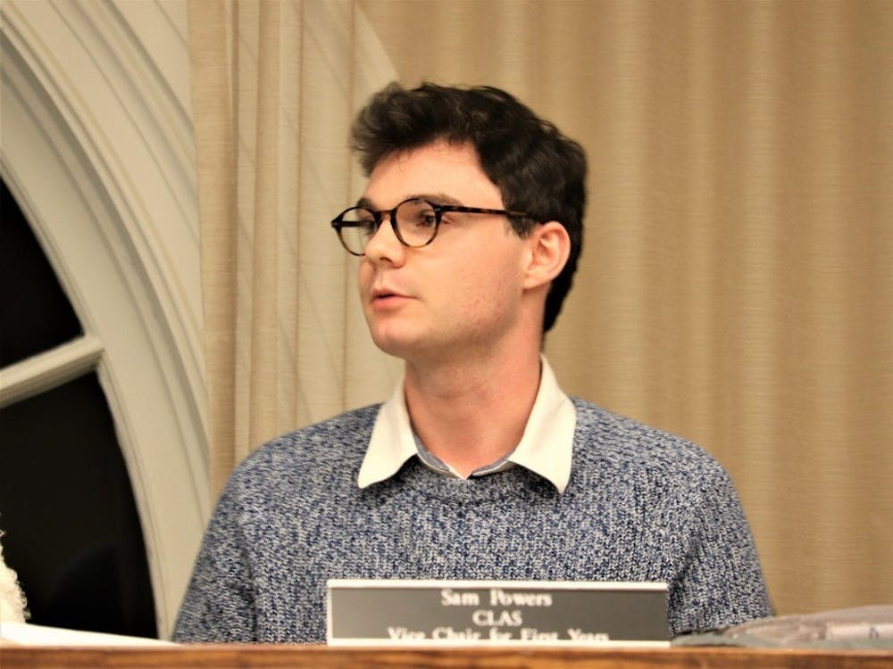 Sam Powers (Pictured) is a third-year College student and is the University Judiciary Committee vice chair for first-years.
