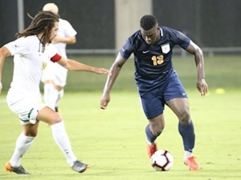Freshman forward Daryl Dike, who entered the match with five goals, started in the game against Pittsburgh.