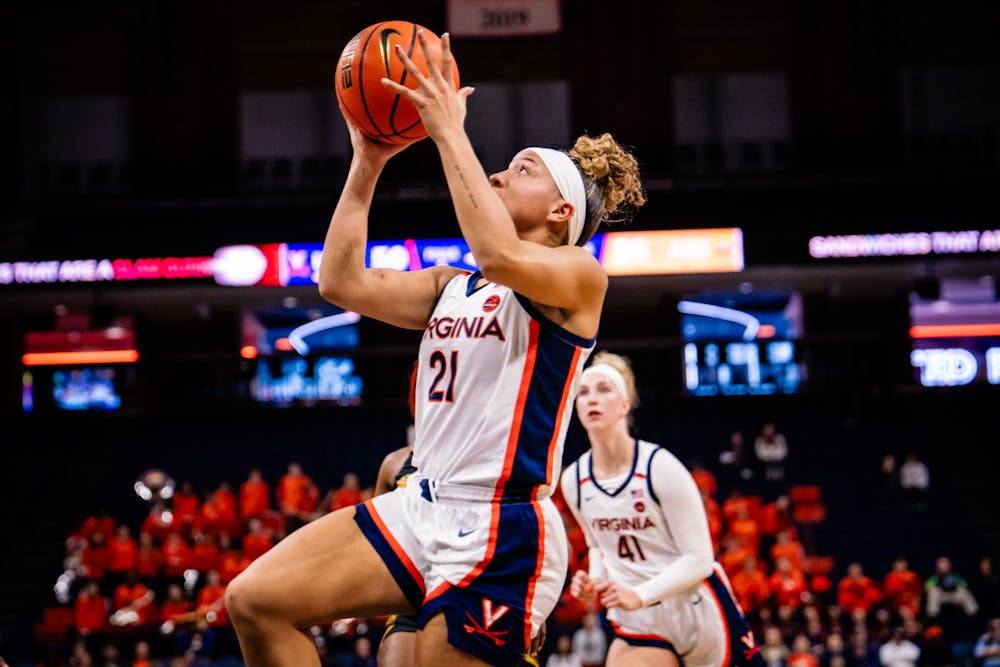 Sophomore forward Kymora Johnson drives to the rim against Bethune-Cookman Sunday.