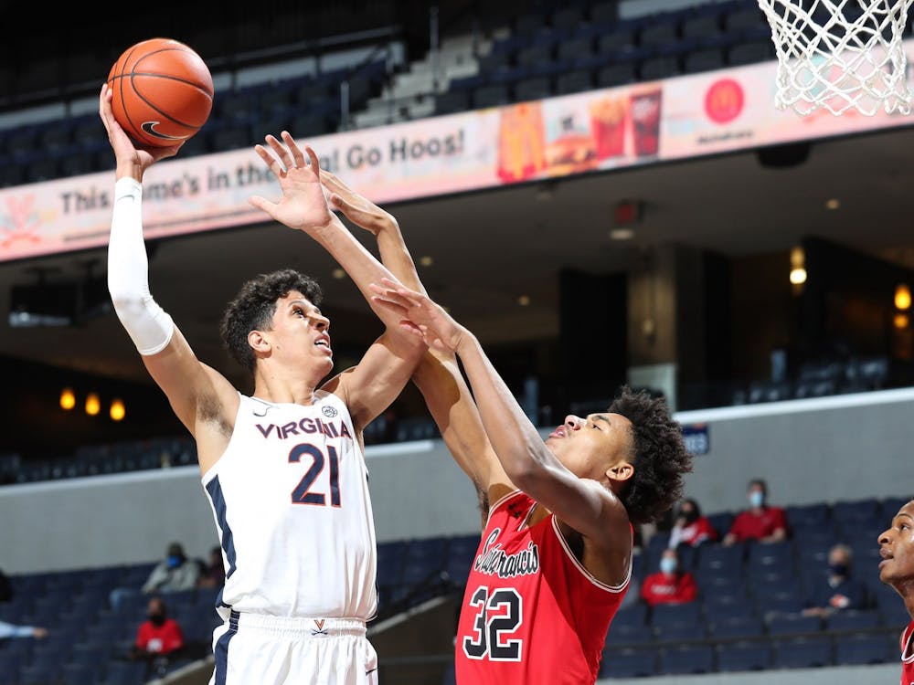 Redshirt freshman forward Kadin Shedrick had an impressive game against Saint Francis, posting 12 points and eight rebounds in 18 minutes of action.