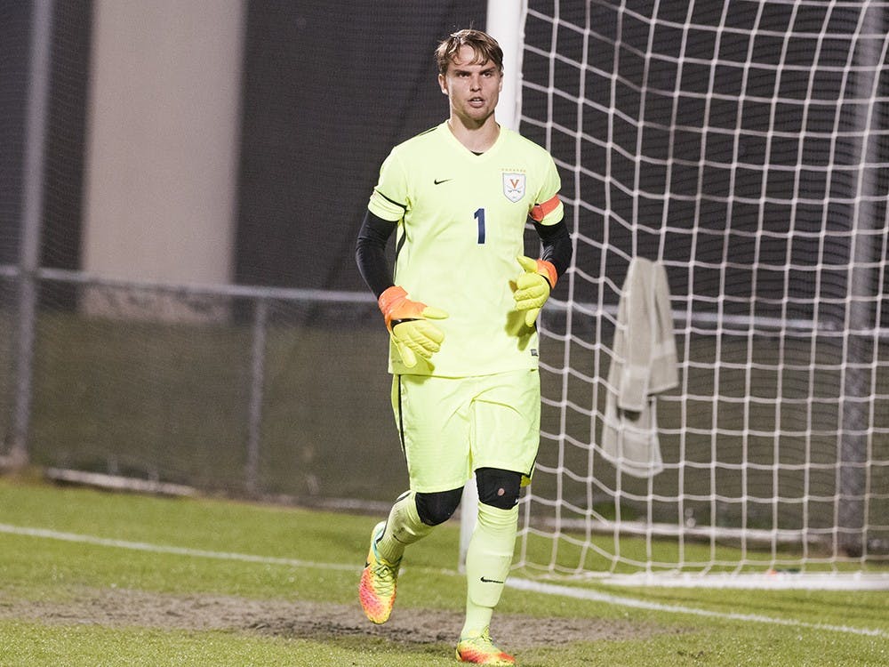 <p>Junior goalkeeper Jeff Caldwell and the Virginia defense surrendered the match's lone goal in the 55th minute.</p>