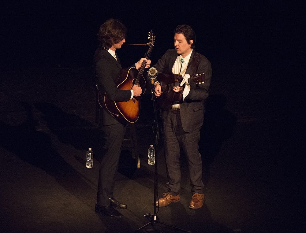 <p>The Milk Carton Kids&nbsp;gave an intimate show April 12.</p>