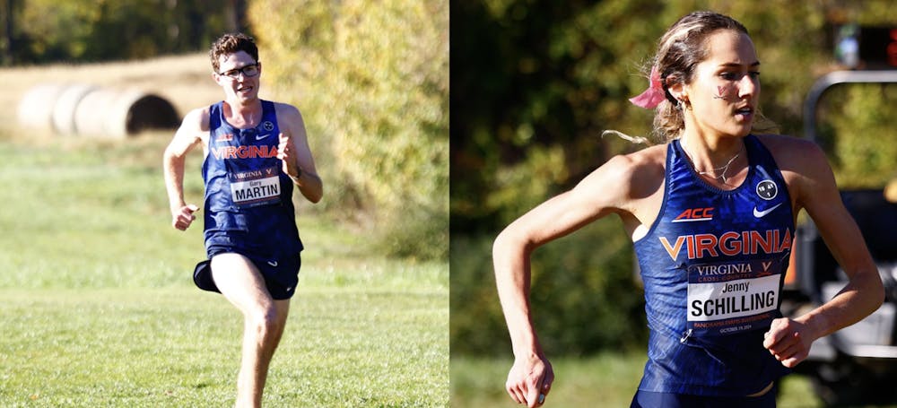 <p>Juniors Gary Martin and Jenny Schilling earned victory in the men's 8k and women's 6k, respectively.&nbsp;</p>