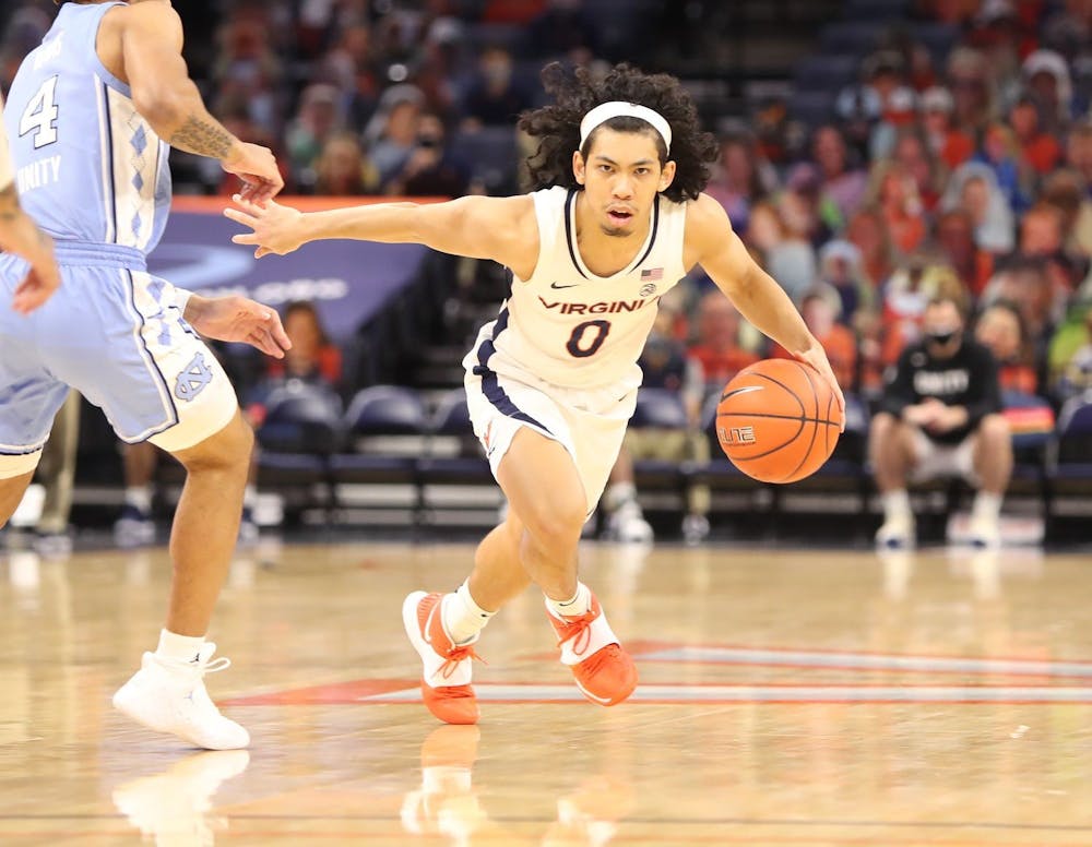 <p>Senior guard Kihei Clark had 12 points, but just two assists for the Cavaliers as their offense sputtered late in the second half.&nbsp;</p>