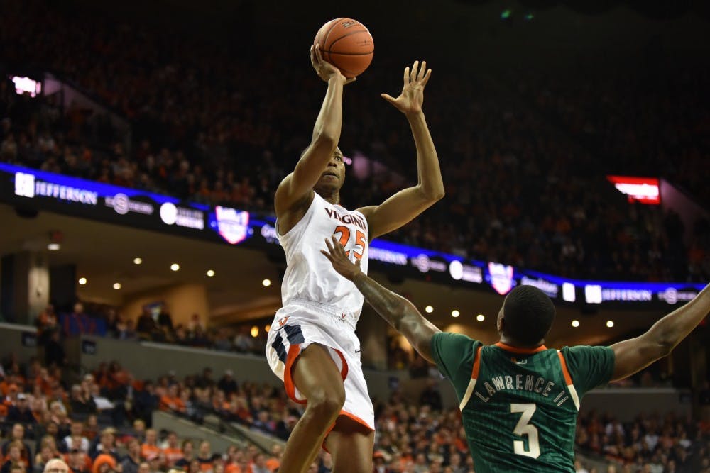 Junior forward Mamadi Diakite has averaged 10 points per game over the Cavaliers' last four games.