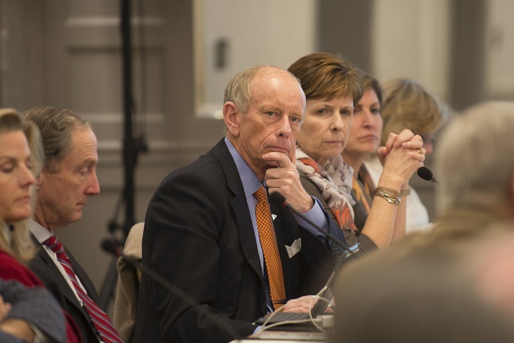 Patrick D. Hogan, the University's Executive Vice President and Chief Operating Officer, introduced the task force.