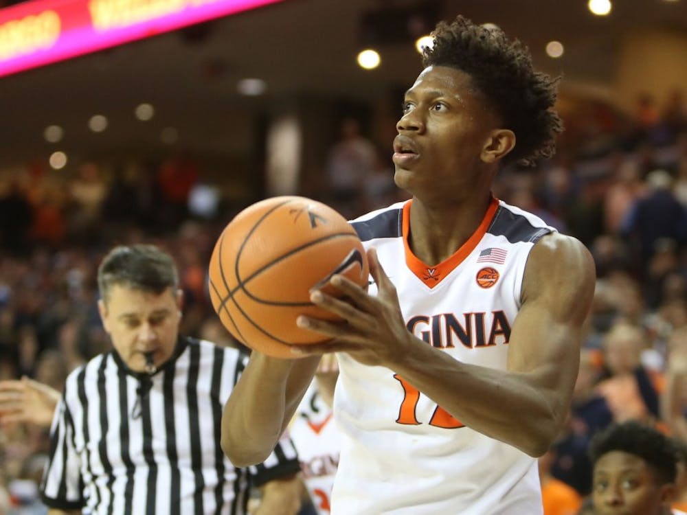 Sophomore guard De'Andre Hunter has the most NBA potential of anyone currently on the men's basketball team.